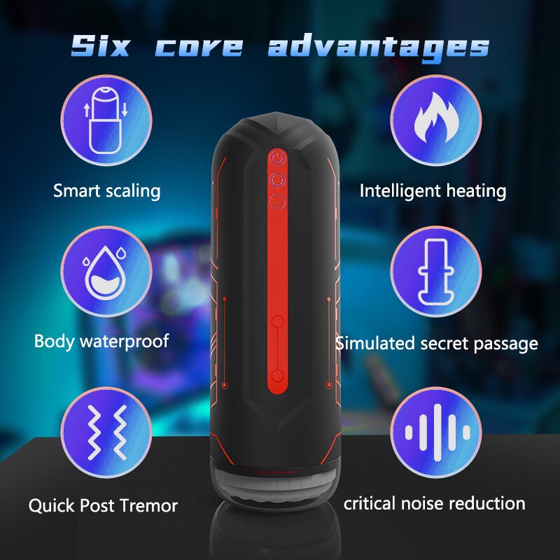 Automatic Vacuum Suction Sex Toy for Men, Smart Vibrating Masturbator, Waterproof