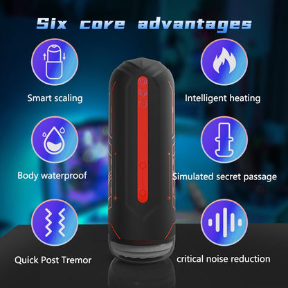 Automatic Vacuum Suction Sex Toy for Men, Smart Vibrating Masturbator, Waterproof