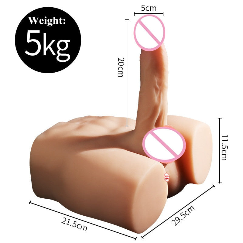 Lifelike huge dildo, big penis, genuine leather, muscle torso, sex toy, penis for women, TPE love doll, adult product.