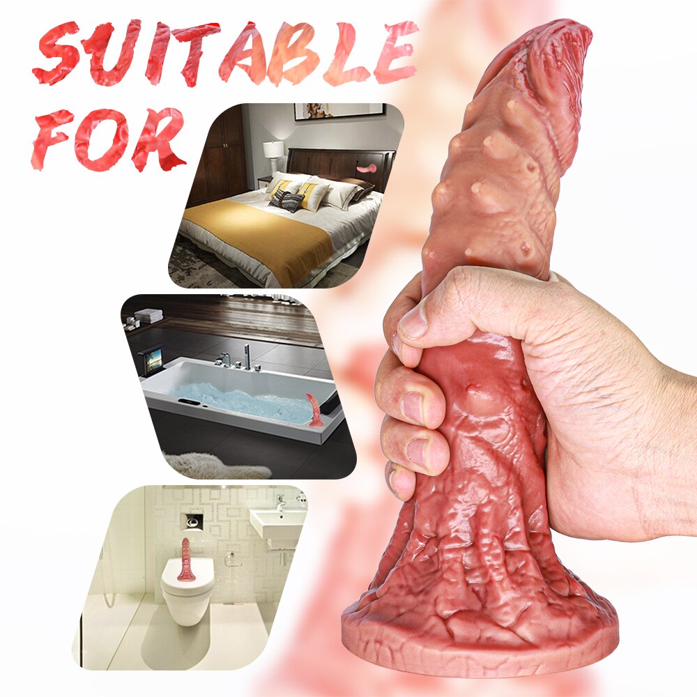 Crocodile Silicone Dildo Sex Toy for Penis Silicone Sex Toy Adult Female G-Spot Massager Sucker for Couples