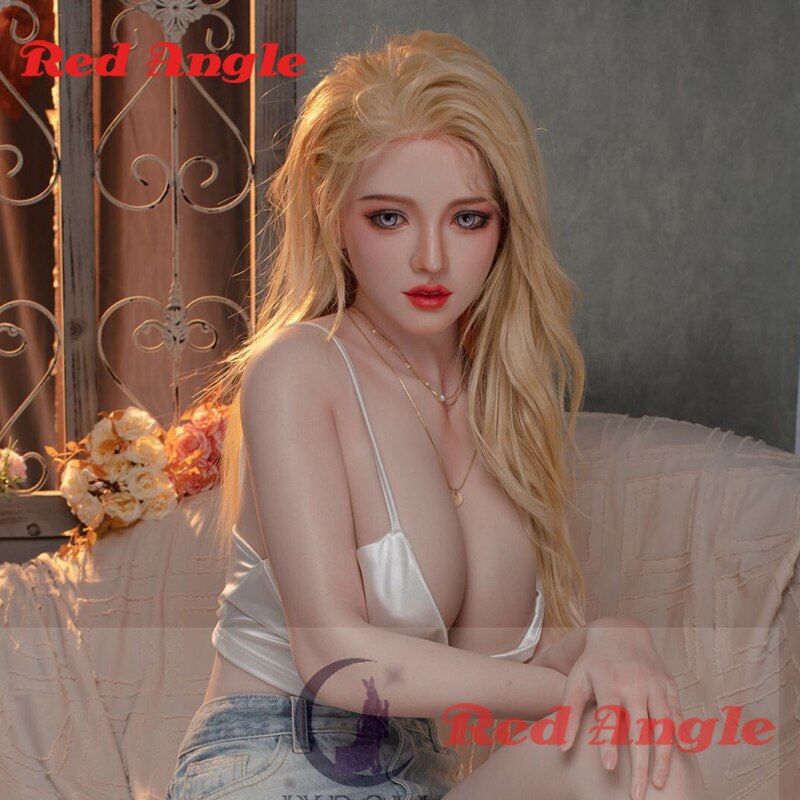 Red Corner Newest Silicone Blonde Hair Implanted Doll Real TPE Doll XXX Sex Toys Lifelike Silicone Sex Doll For Male