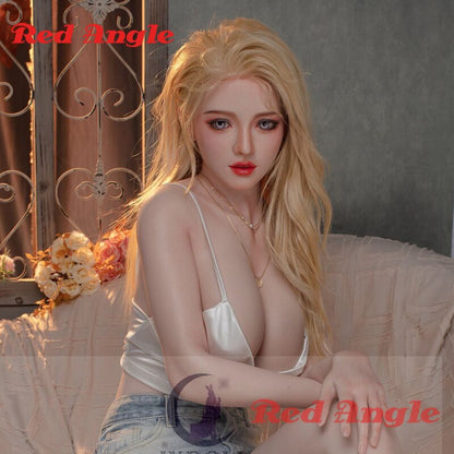Red Corner Newest Silicone Blonde Hair Implanted Doll Real TPE Doll XXX Sex Toys Lifelike Silicone Sex Doll For Male