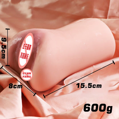 Men's Silicone Masturbator Toy, 3D Vaginal Sex Toy for Men
