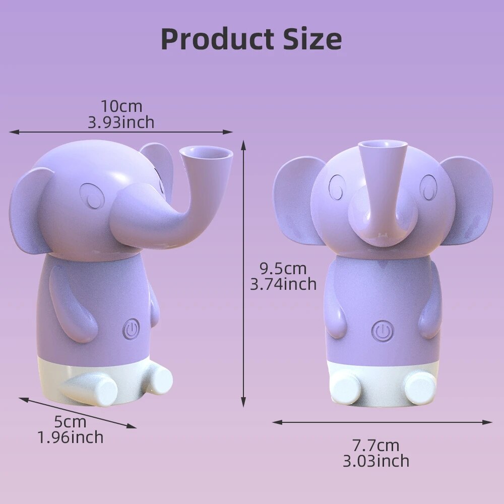 Vibrating elephant-shaped suction-cup rotating tongue vibrator dildo nipple massager for women masturbation sex toys for couples