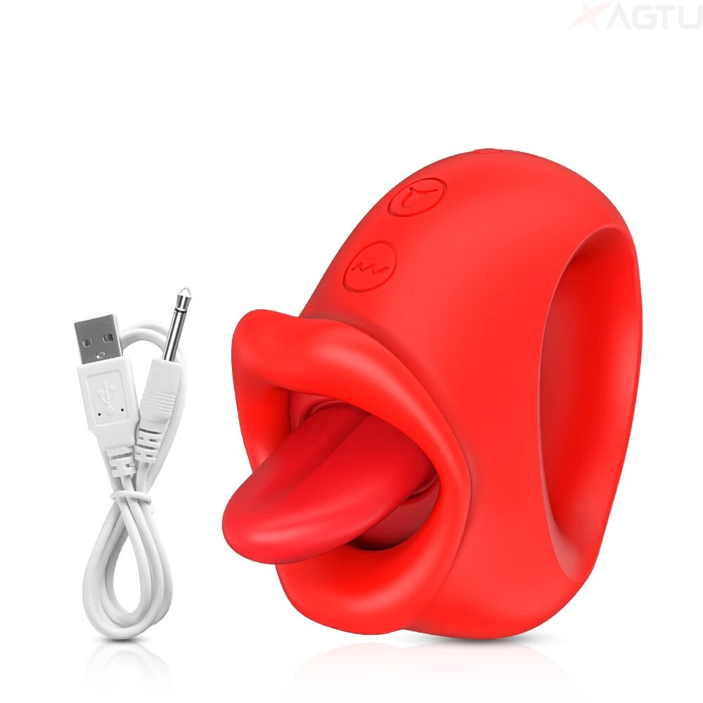 ไวเบรเตอร์สำหรับผู้หญิงเครื่องสั่นแบบแกว่งที่ดูดลิ้นแบบคลิตอริสที่เซ็กซ์ทอยกระตุ้นหัวนมปากสำหรับผู้ใหญ่เพศหญิง