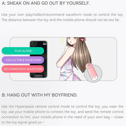 Rabbit clitoral vibrator for women, sex toy, remote control app, wireless penis