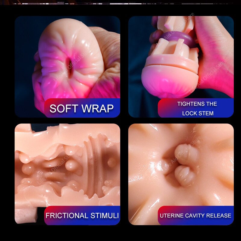 Vacuum Cup Male Masturbator Endurance Trainer for Men Blowjob Sex Toy Adult Glans TRAINER