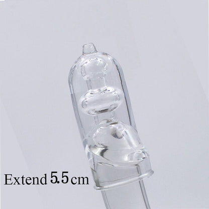 3 Sizes Reusable Lengthen Penis Enlargement Extend Penis Extension Sleeves Extender Sex Toys for Men Bondage Gear Sex Shop