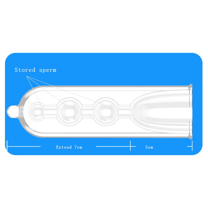 3 Sizes Reusable Lengthen Penis Enlargement Extend Penis Extension Sleeves Extender Sex Toys for Men Bondage Gear Sex Shop