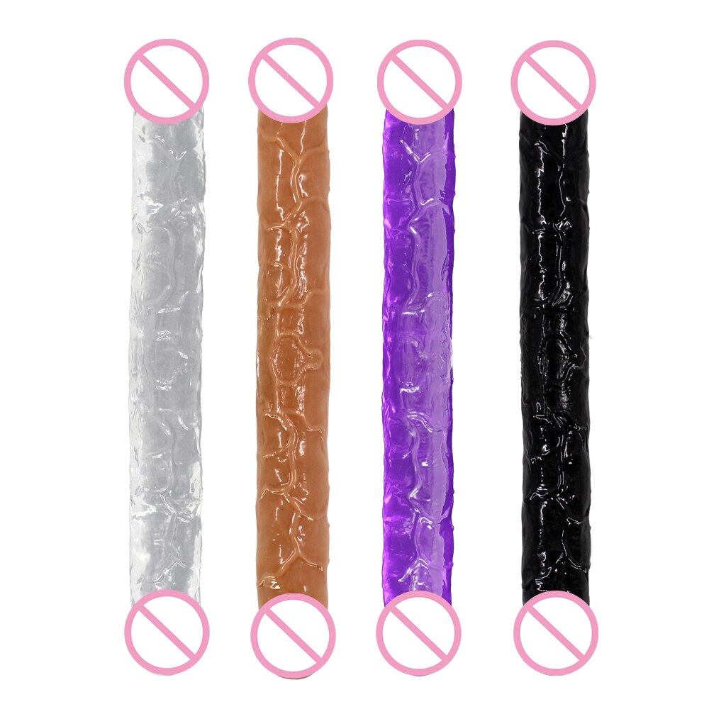 30-34cm Double Head Realistic Dildo Long Penis Toy for Women Couple Masturbate Big Dick Adult Sex Toys for Lesbians