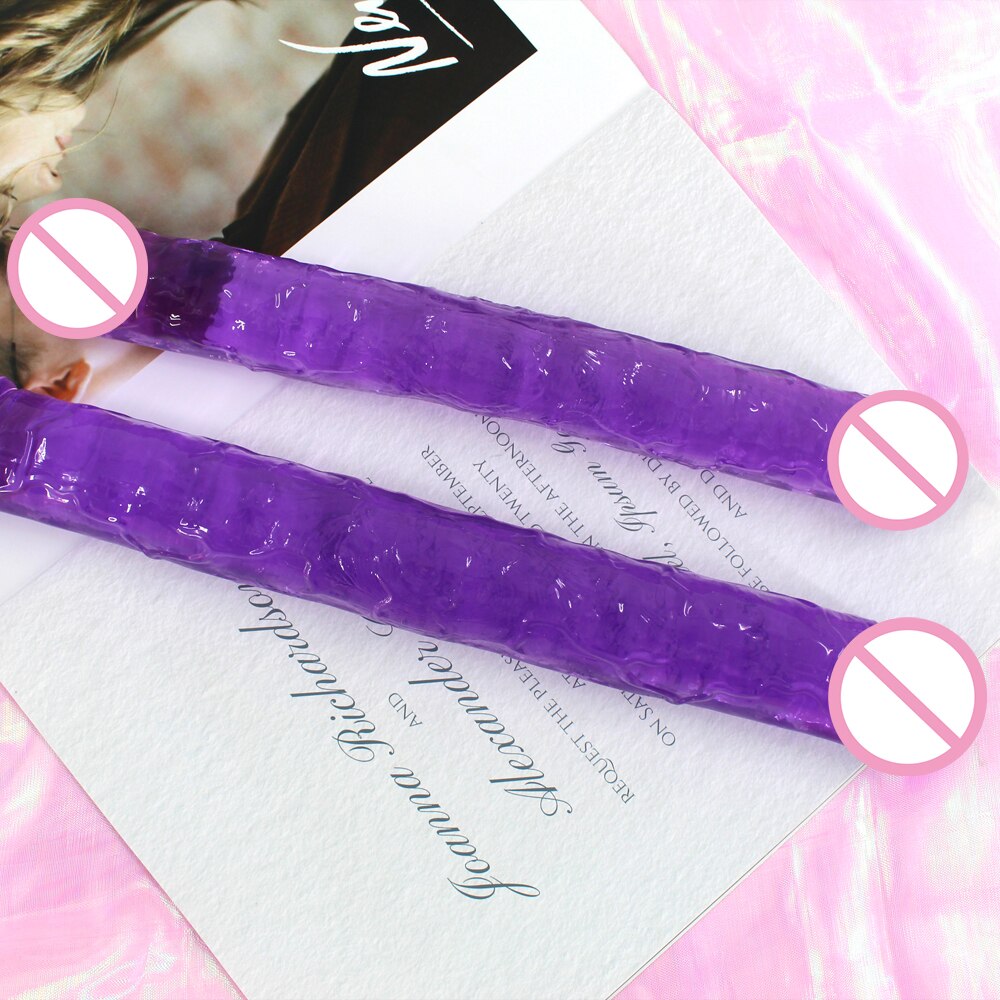 30-34cm Double Head Realistic Dildo Long Penis Toy for Women Couple Masturbate Big Dick Adult Sex Toys for Lesbians