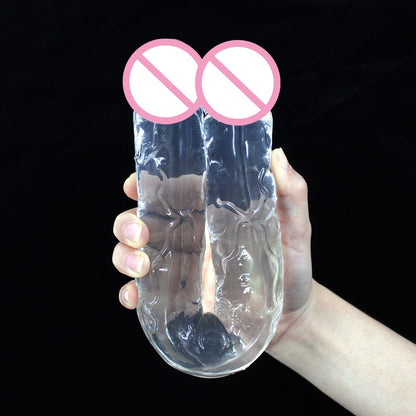 30-34cm Double Head Realistic Dildo Long Penis Toy for Women Couple Masturbate Big Dick Adult Sex Toys for Lesbians