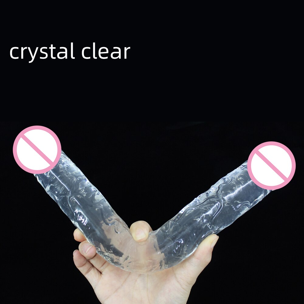 30-34cm Double Head Realistic Dildo Long Penis Toy for Women Couple Masturbate Big Dick Adult Sex Toys for Lesbians
