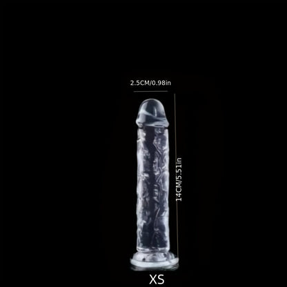 Transparent Big Dick 6 Sizes Realistic Jelly Dildo Women Gay Anal Sex Toys Masturbators Penis Suction Cup