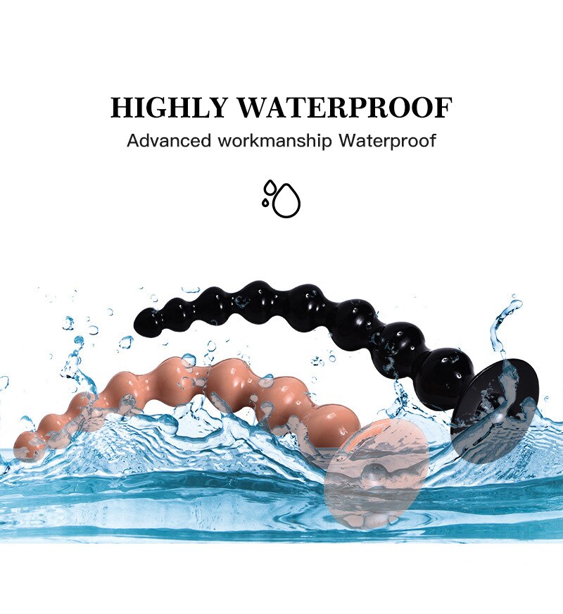 360mm Long Anal Plug 8 Beads Sex Toys for Women and Gays Anal Prostate Massager Masturbator Anal Bead Balls Butt Sex Product Toys