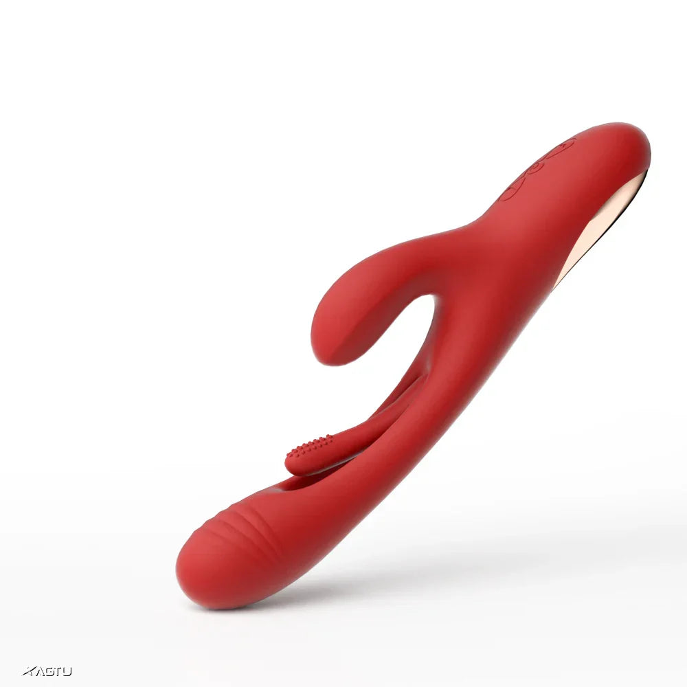 Women's Vibrating Dildo, Clitoral Vibrator, Nipple Stimulator, Vaginal Massager, Suction Sex Toy for Adults