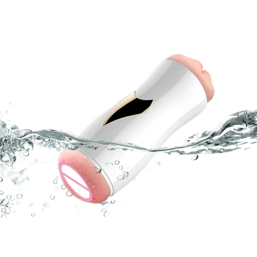 Sex Toys for Men, Automatic Masturbator, Real Silicone Vagina Cup