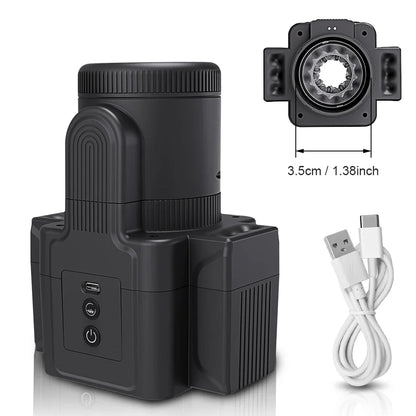 Retractable Masturbator for Men Piston Opening Adult Sex Toy for Men