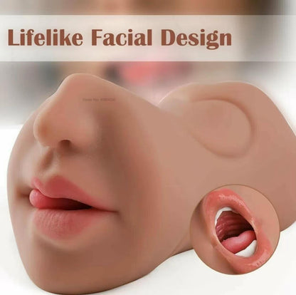 Male Masturbator Realistic Device 3D Female Vagina and Anal Sex Toys For Men's Soft and Secure 18 Years - Women Pussy