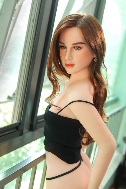Jessica 159cm Head Full TPE Small Breast Brown Real-looking Girl Sex Doll For Men NO.1057