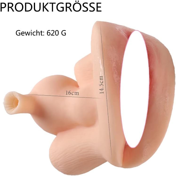 Vibrating Womb Masturbator. Male Masturbators, Pocket Pussy Realistic Stroker, Lifelike Vaginal Oral Sex Toys for Male Masturbation