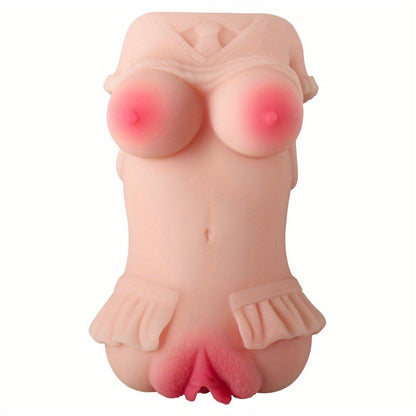 Male Masturbator Realistic. Featuring a 3D realistic vaginal and tight anal sex stroker. Portable meat light sex doll adult male sex toy for male sexual pleasure. Cute styling, relaxing, soothing toy. Elastic soft toy gift.