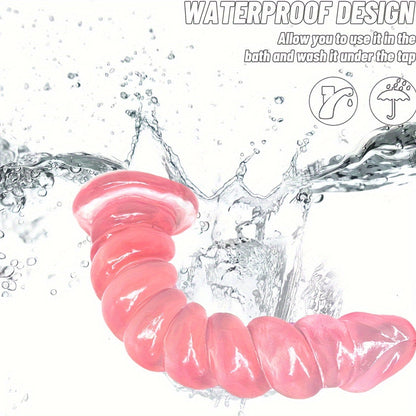Unisex Soft & Flexible Silicone Dildos. Sexy Erogenous Stimulation Hands Free Masturbating Accessories For Men's & Women's Pleasure