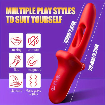 Usb-Powered Silicone Rabbit Vibrator - G-Spot & Clitoral Stimulation. Dildo For Women's Pleasure. Perfect For Couples