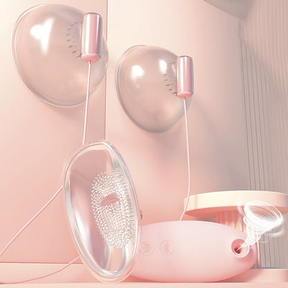 4-in-1 Vibrator, Nipple and Breast Massager, Clitoral Stimulator, Sucker, Female Masturbator, Licking Sex Toy for Women