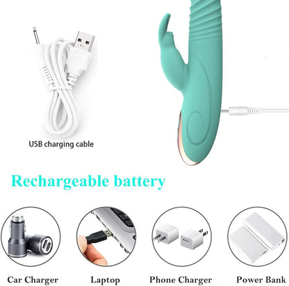 Portable Massage Deep Massager Rechargeable Handheld Electric High-Intensity Vibrator for Body Full Body Relaxation Pleasure for Women Relax Toys Gifts