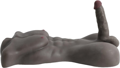 Male Sex Doll for Women with Large Realistic Dildo Sex Toys Male Torso Penis Sex Dolls with Tight Anal Sex for Female Masturbation Threesome Couple Sex Fun Unisex Toys. 18.74LB