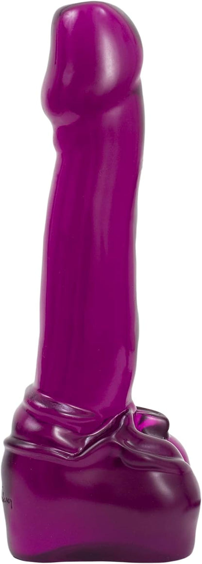 DOC JOHNSON - The Great American Challenge. Classic Adult Toy. O Ring Harness Compatible. Lifelike and Realistic Adult Toy for Women. Men. Experienced Adult Couples. Body Safe. Easy to Use (Purple)