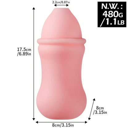 Peach Bottle 3-in-1 Male Sex Toy. Male Masturbator. Pocket Pussy Sex Doll. Adult Male Sex Toy. Pocket Pussy. Male Masturbator. Sex Doll. Firming Vagina Anal and Mouth Blowjob Toy. Male Masturbation. Cute Styling Stress Relief Soothing Toy.