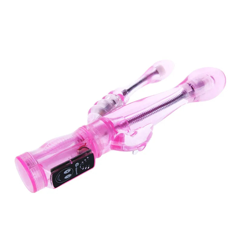 6 Speed Vibration Rabbit Vibrator. Double Vibe Waterproof G-Spot Vibrators. Very Soft Materials Sex Toys. Sex Products