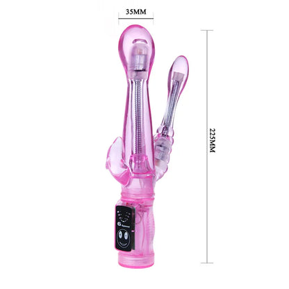 6 Speed Vibration Rabbit Vibrator. Double Vibe Waterproof G-Spot Vibrators. Very Soft Materials Sex Toys. Sex Products
