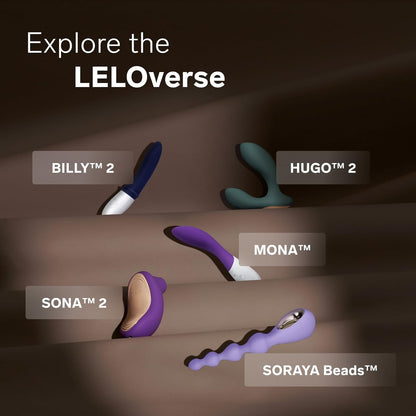 LELO TOR 3 Vibrating Penis Ring App Connected Adult Toy for Man and Woman. Couples Sex Toy with 8 Pleasure Settings for Enhanced Sensation. Silicone Cock Ring. Base Blue