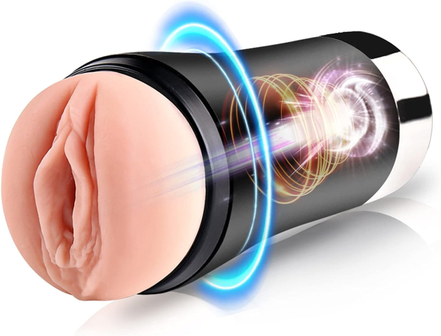 Male Masturbator Sucking Toys Cup, Tight Vagina Tunnel Oral Sex Toys. Pocket Pussy for Men, Blow-Job Sex Machine. Male Masturbator Stroker, 3D Realistic Textured Vagina Toys. Adult Sex Toys for Men