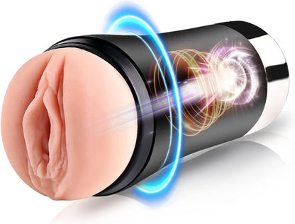 Male Masturbator Sucking Toys Cup, Tight Vagina Tunnel Oral Sex Toys. Pocket Pussy for Men, Blow-Job Sex Machine. Male Masturbator Stroker, 3D Realistic Textured Vagina Toys. Adult Sex Toys for Men