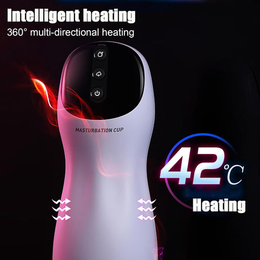 Automatic Male Masturbation Adult Toys Men Realistic Stroker with Vibrating & Thrusting Modes Male Vibrating Sucking Pocket Pussy Masturbator Stroking Toy Adult Sex Toys for Men