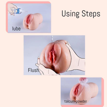 Automatic Male masturbator. 3 Sucking and 7 Vibrating Male Sex Doll. Pocket Pussy with 3D Realistic Pussy, Vagina, and Anus Channels. Anal Play Doll for Men. Male Sex Toys. Adult Toy for Men. Rechargeable
