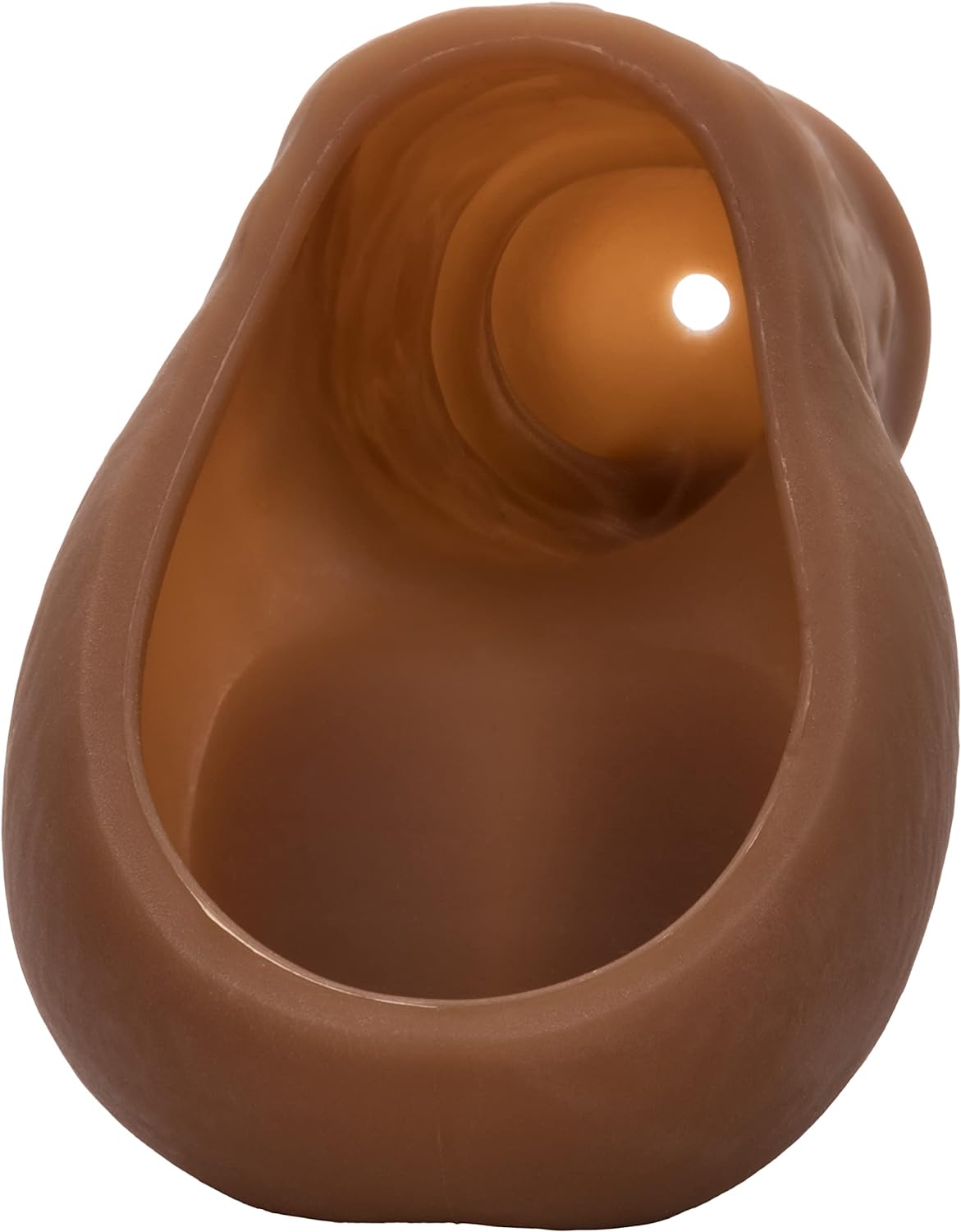 CalExotics Packer Gear STP Packer – Realistic Prosthetic Stand To Pee Strap On Sex - Trans Transitioning FTM Adult Female To Male - Brown