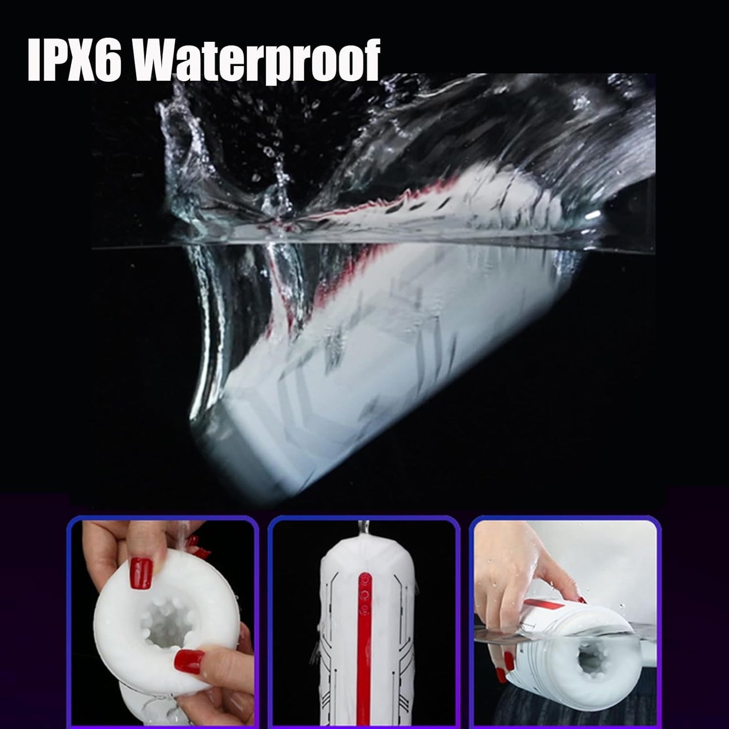 Auto Stroker Toy Male Vibrating Sucking Automatic Male Masturbator Men's Pocket Pussy Adult Sex Toys for Men Adult Toys for Men Man Masturbation Cup Hands Free Pocket Pussy Stroker with Vibrating