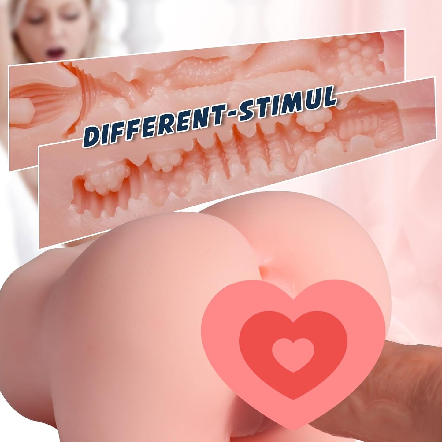 Male Sex Toy Pocket Pussies. Sex Toys for Men Male Masturbator. Portable Female Torso Hip Sex Toy for Men. Adult Toys Sex Doll with Vagina Anal Sex Toys for Men. With 2 Holes for Male Orgasm