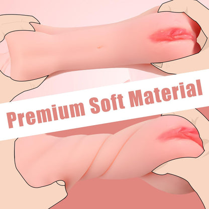 Male Masturbators Pocket Pussy Tight Silicone Blowjob Handsfree Underwear Men's Handheld Pocket Pussy Realistic Textured Pussies Pocket Pussy Silicone Pink A2