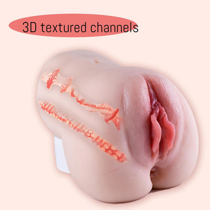 Automatic Male masturbator. 3 Sucking and 7 Vibrating Male Sex Doll. Pocket Pussy with 3D Realistic Pussy, Vagina, and Anus Channels. Anal Play Doll for Men. Male Sex Toys. Adult Toy for Men. Rechargeable