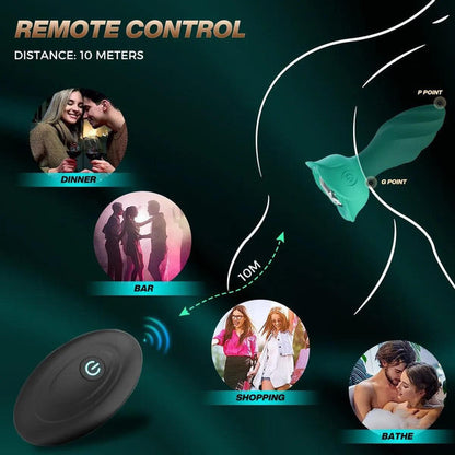 Plug Vibrator with Remote Control Sex Toy, Male and Female Prostate Massager, Adult Sex Toy, Vibrator Butt Plug Toy, Vibrator Male Sex Toy