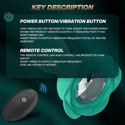 Plug Vibrator with Remote Control Sex Toy, Male and Female Prostate Massager, Adult Sex Toy, Vibrator Butt Plug Toy, Vibrator Male Sex Toy