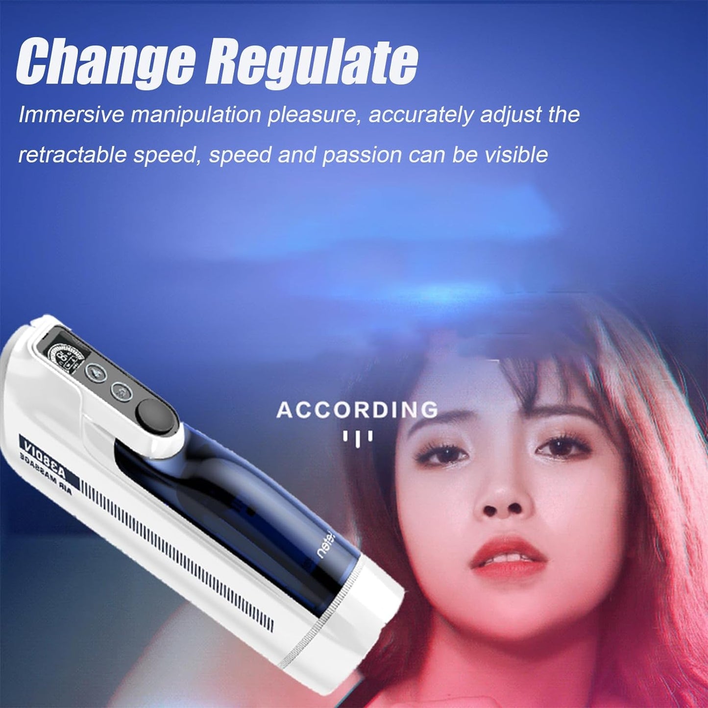 Men's Sex Toys - Automatic Male Masturbator Pussy Pump, Male Toy, Adult Pussy Stroker Toy with Thrusting & Sucking Vibrating Modes, Pussy Penis Suction Pump Sleeve, Electric Toys for Men's Pleasure
