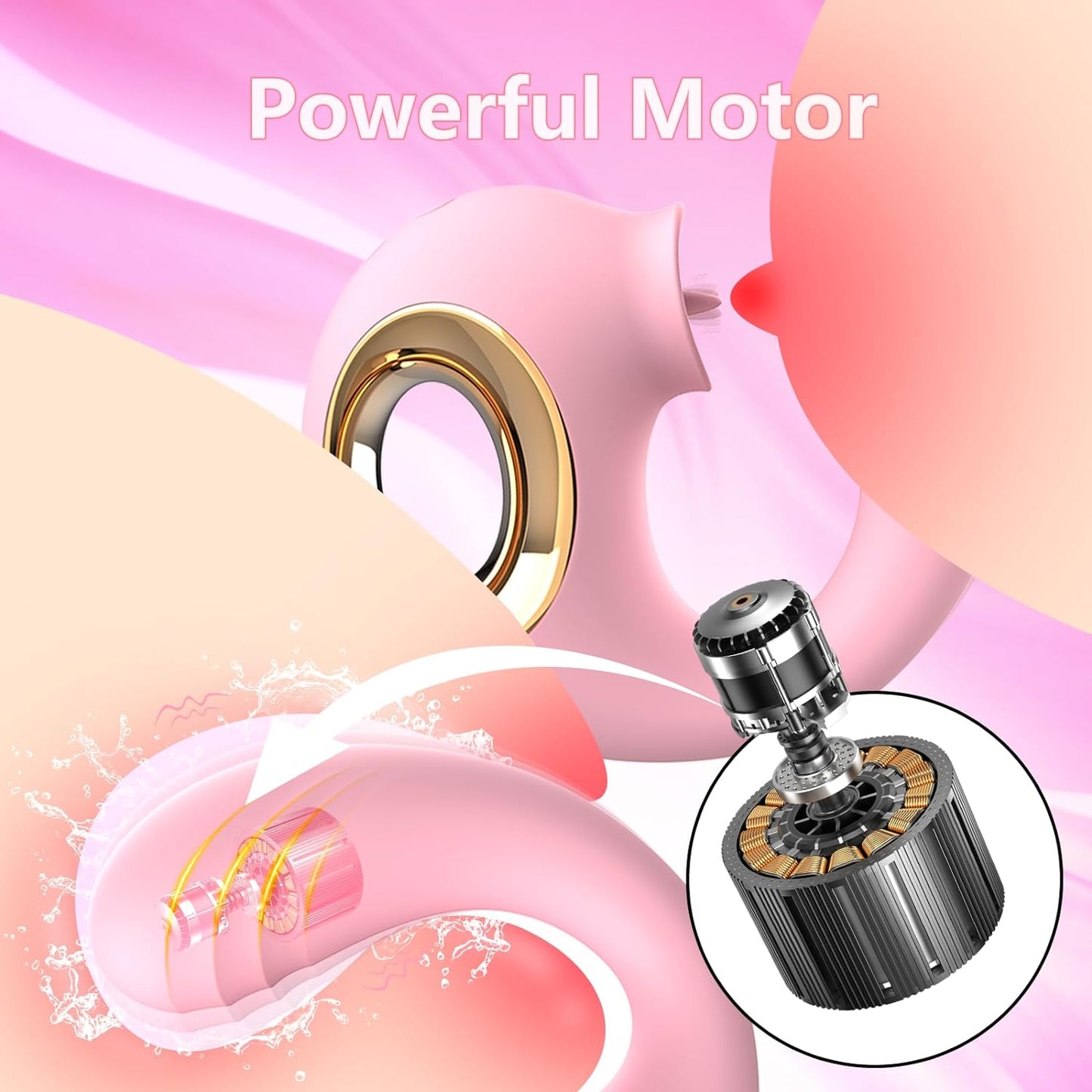 Bluetooth Rabbit Vibrators for Couples. Wearable Vibrator. Waterproof. USB Quick Cable. Quiet. Gift for Her. SSD0306BT.498