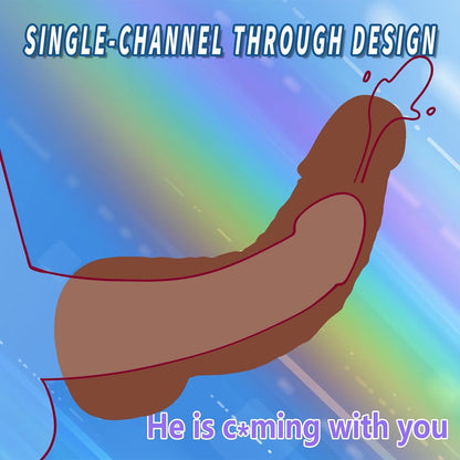 2-in-1 Realistic Dildo Pocket Pussy Male Masturbator with Penetrable Pee-Hole and Anus. Lifelike Dildo-Shaped Male Sex Toys with Balls for Gay Sex. Eterfore Male Sex Doll for Men Couple …